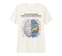 Neuroscienze Cervello analitico vs Concetto di Mente Creativa Maglietta Premium