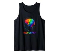 Neurospicy Rainbow Brain Introvert Neurodivergent Pride Canotta