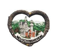 Neuschwanstein Castello Germania magnete frigorifero souvenir viaggio 3D decorazione frigorifero adesivo magnetico dipinto a mano artigianato