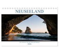 Neuseeland - Die schönsten Orte der Nord- und Südinsel (Tischkalender 2026 DIN A5 quer), CALVENDO Monatskalender: Die schönsten Orte in Neuseeland