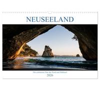 Neuseeland - Die schönsten Orte der Nord- und Südinsel (Wandkalender 2026 DIN A3 quer), CALVENDO Monatskalender: Die schönsten Orte in Neuseeland