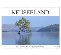Neuseeland - Naturwunder am Ende der Welt (Wandkalender 2026 DIN A2 quer), CALVENDO Monatskalender: Naturlandschaften von der Nord.- und Südinsel von Neuseeland