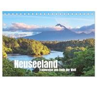 Neuseeland - Traumreise ans Ende der Welt (Tischkalender 2026 DIN A5 quer), CALVENDO Monatskalender: Eine Reise zu den schönsten Orten auf der Süd- und Nordinsel Neuseelands