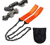 NEUSOP Sega a Catena Manual Portatile Sega a Catena a Mano Acciaio al Carbonio Pieghevole Seghe Lunghezza 65 cm per attività All'aperto Campeggio 11 Denti in Acciaio Pocket Saw