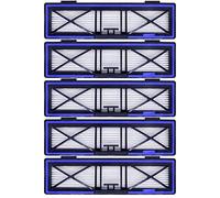 Neutop Filtri HEPA H12 di ricambio blu compatibili con Neato D10, D9, D8, D7, D6, D5, D4, D3, robot aspirapolvere, confezione da 5.
