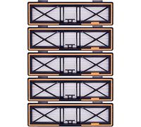 Neutop Filtri HEPA H13 di ricambio arancioni compatibili con Neato D10, D9, D8, D7, D6, D5, D4, D3, robot aspirapolvere, confezione da 5.