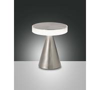 Fabas Luce Lampada da comodino a Led dimmerabile struttura in metallo dal design