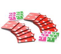 Neutrade Cuscinetti biadesivi compatibili con supporti per casco GoPro, compatibili con Nextbase Dashcam Set di ricambio (confezione da 12)