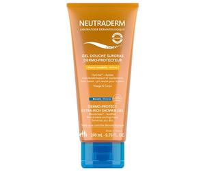 Neutraderm Extra-Rich Shower Gel Dermo-Protect 200Ml per uso quotidiano, formato pratico
