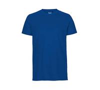 Neutral, t-shirt in 100% cotone biologico, commercio equo e solidale, certificata Oeko-Tex ed Ecolabel, colore nero, taglia 3XL Blu L