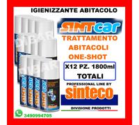 NEUTRALIZZA ODORI AUTO 12 BOMBOLETTE DA 150ML MONOUSO SINTCAR FRESCO 1800ML