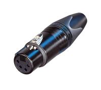 Neutrik 4 Perno NC4FXX-B Oro Femmina XLR Connettore. Cuffia Amp & Dc Power