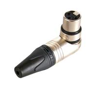 Neutrik 607051 XLR femmina, nc3frx, Nichel, ad angolo retto