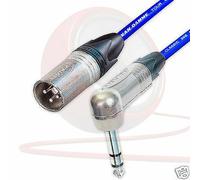 Neutrik Angolato Jack Trs a Maschio XLR Cavo. Van Damme Starquad Bilanciato Cavo
