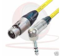 Neutrik Angolato Jack Trs per Femmina XLR Cavo. Van Damme Starquad Cavo 5m