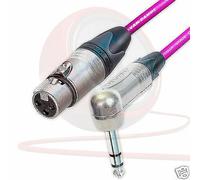 Neutrik Angolato Jack Trs per Femmina XLR Cavo. Van Damme Starquad Cavo 5m