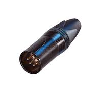 Neutrik - -connecteur XLR 5 U9GT5 Male Dore Boitier Noir