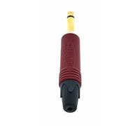 Neutrik connettore jack mono maschio 6,3mm NP2XAU Silent Red