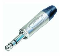 Neutrik, Connettore jack professionale 1/4” a 3 poli in metallo, Argento