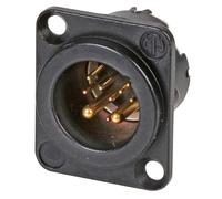 NEUTRIK Connettore XLR a Montaggio a Pannello 8+2 Vie, Custodia in Metallo D-S