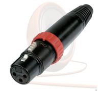 Neutrik Connettore XLR Femmina Interruttore Oro 3 Pin NC3FXSB