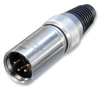 NEUTRIK Connettore XLR Maschio 5 Poli, Heavy Duty, IP65, Contatti Oro