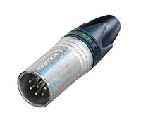 Neutrik Connettore XLR maschio aereo 6 poli, Grigio