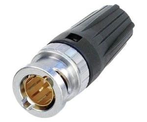 Neutrik Il connettore del cavo BNC HD TWIST posteriore da 75 Ω ed è perfettamente adatto per applicazioni HD