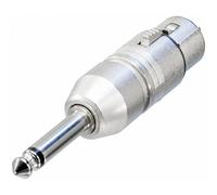 Neutrik NA2FP Adattatore XLR Presa XLR - Spina jack da 6.3 mm Mono 1 pz.