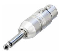 Neutrik NA2FP Adattatore XLR Presa XLR - Spina jack da 6.3 mm Mono 1 pz.
