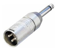 Neutrik NA2MP Adattatore XLR Spina XLR - Spina jack da 6.3 mm Mono 1 pz.