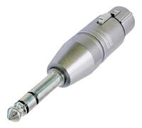 Neutrik NA3FP Adattatore XLR Presa XLR - Spina jack da 6.3 mm Stereo 1 pz.