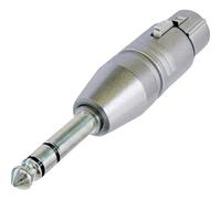 Neutrik NA3FP Adattatore XLR Presa XLR - Spina jack da 6.3 mm Stereo 1 pz.