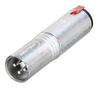 Neutrik NA3MJ Adattatore XLR Spina XLR - Presa jack da 6.3 mm Stereo 1 pz.