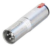 Neutrik NA3MJ Adattatore XLR Spina XLR - Presa jack da 6.3 mm Stereo 1 pz.