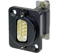 D-SUB STBU9 BK - Connettore passante Sub-D, 9 poli, nero