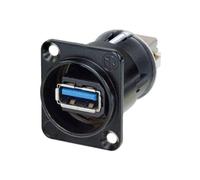 Neutrik NAUSB3-B Presa passante USB 3.0 reversibile Presa Passante Contenuto