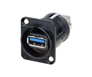 Neutrik NAUSB3-B Presa passante USB 3.0 reversibile Presa Passante Contenuto: