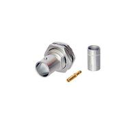 NEUTRIK NBNB75GLP9 BNC 75 ohm Socket, Serie Cable Jack Panel, maschio da pannello, con massa a terra, 6,3 mm