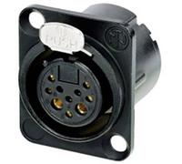 Neutrik NC10FD-LX-B-CON Connettore XLR Presa a pannello contatti dritti Numero