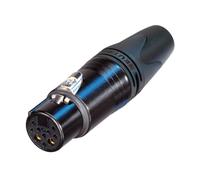 Neutrik NC10FXX-14-B 10 Asta Femmina XLR Connettore. 8 Dati + 2 Power Pins