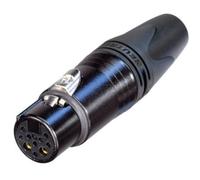Neutrik NC10FXX-14-B Connettore XLR Giunto dritto Numero Poli (num): 10 Nero 1
