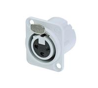 Neutrik NC3FD-LX-WT. Serie DLX XLR. Presa Femmina