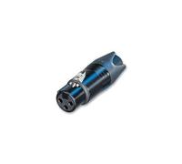Neutrik - NC3FXX-14-B-D - Presa XLR, 3P, Nera/Oro