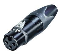 Neutrik NC3FXX-BAG Connettore XLR Presa dritta Numero Poli (num): 3 Nero 1 pz.