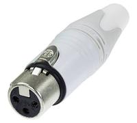 Neutrik NC3FXX-WT Connettore XLR Presa dritta Numero Poli (num): 3 Bianco 1 pz