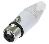Neutrik NC3FXX-WT Connettore XLR Presa dritta Numero Poli (num): 3 Bianco 1 pz