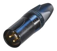 Neutrik NC3MXX-B Connettore XLR Spina dritta Numero Poli (num): 3 Nero 1 pz.