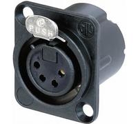 Neutrik NC4FD-LX-B Connettore XLR Presa a pannello contatti dritti Numero Poli