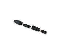 Neutrik - Nc4Fxx-B - Presa XLR, 4 Poli, In-Linea, Nero/Oro